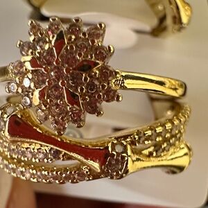 Engagement Elegant Gold plated Ring